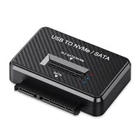 M2 SATA NVMe to USB 3.1 10Gbps Direct Plug 2.5 inch SATA SSD Adapter for 2230 2242 2280 22110 M2 SSD Enclosure Docking base - Image 5