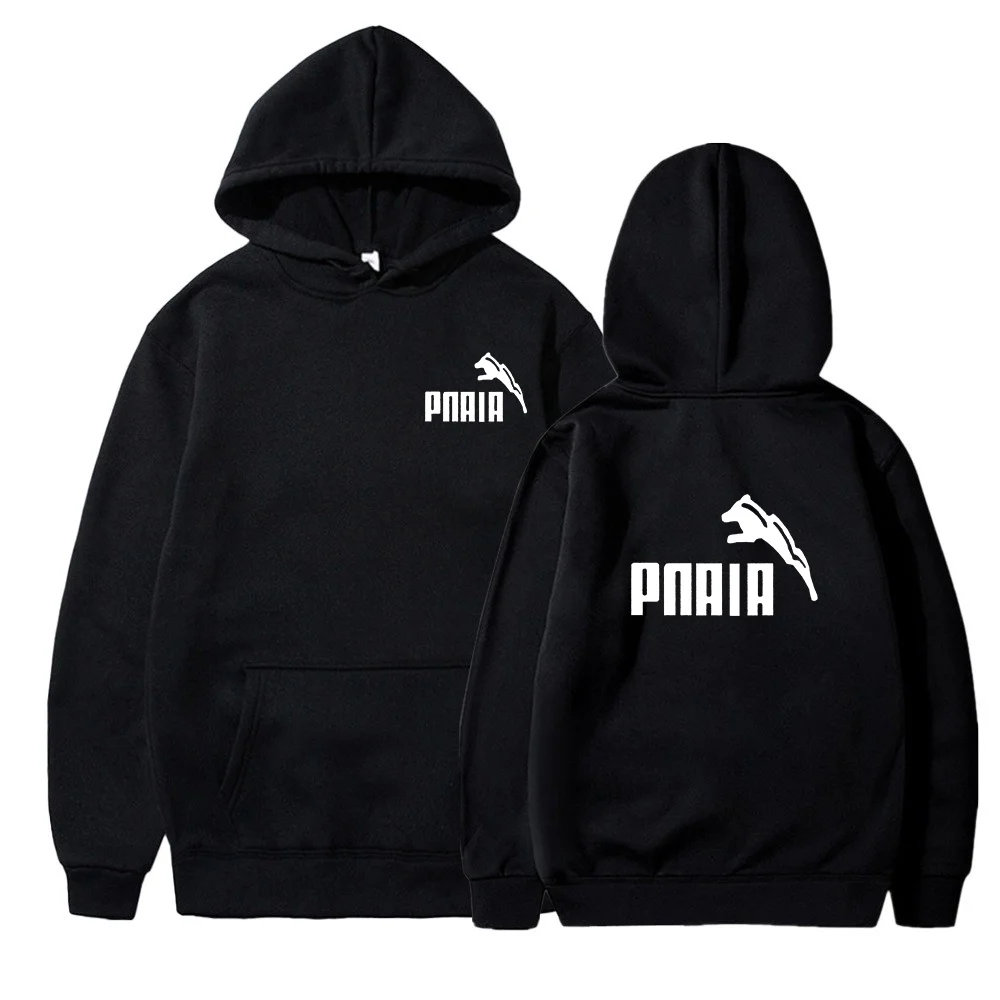 New Autumn Winter Fashion Hoody Letter Printed Trend PUAIA Men's Hoodies Sweatshirts Plus Fleece Pullover Hip Hop Streetwear