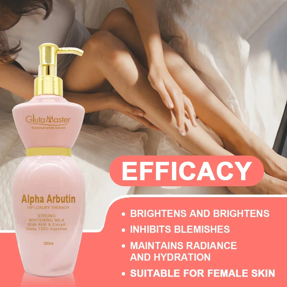 Alpha Arbutin Body Lotion Brightening Whitening Improvement of Spots Original Skin Care Skin Lightening Cream 5