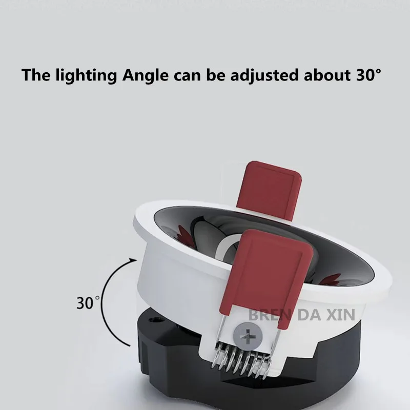 Dimmable COB downlight spotlight AC85-265V anti-glare deep embedded Led ceiling lamp chandelier interior lighting bulb led ceiling light led downlight led spotlight