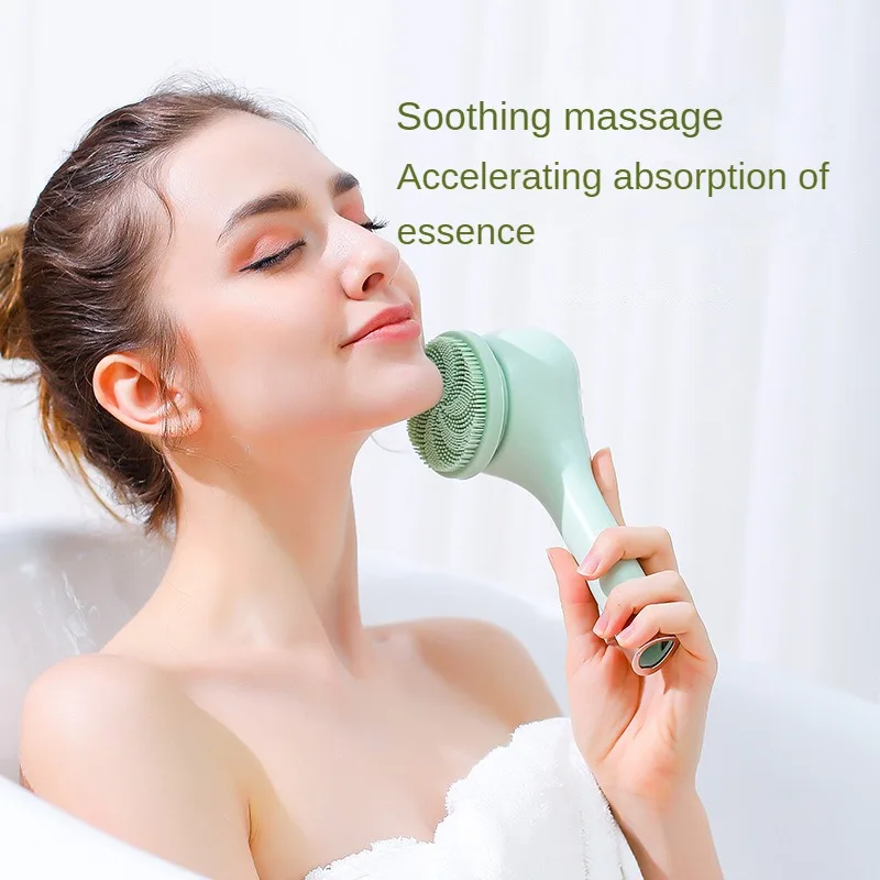 Household Electric Rotating Bath Brush Massage Foot Grinder Multifunctional Long Handle Back Rubbing Exfoliating Shower