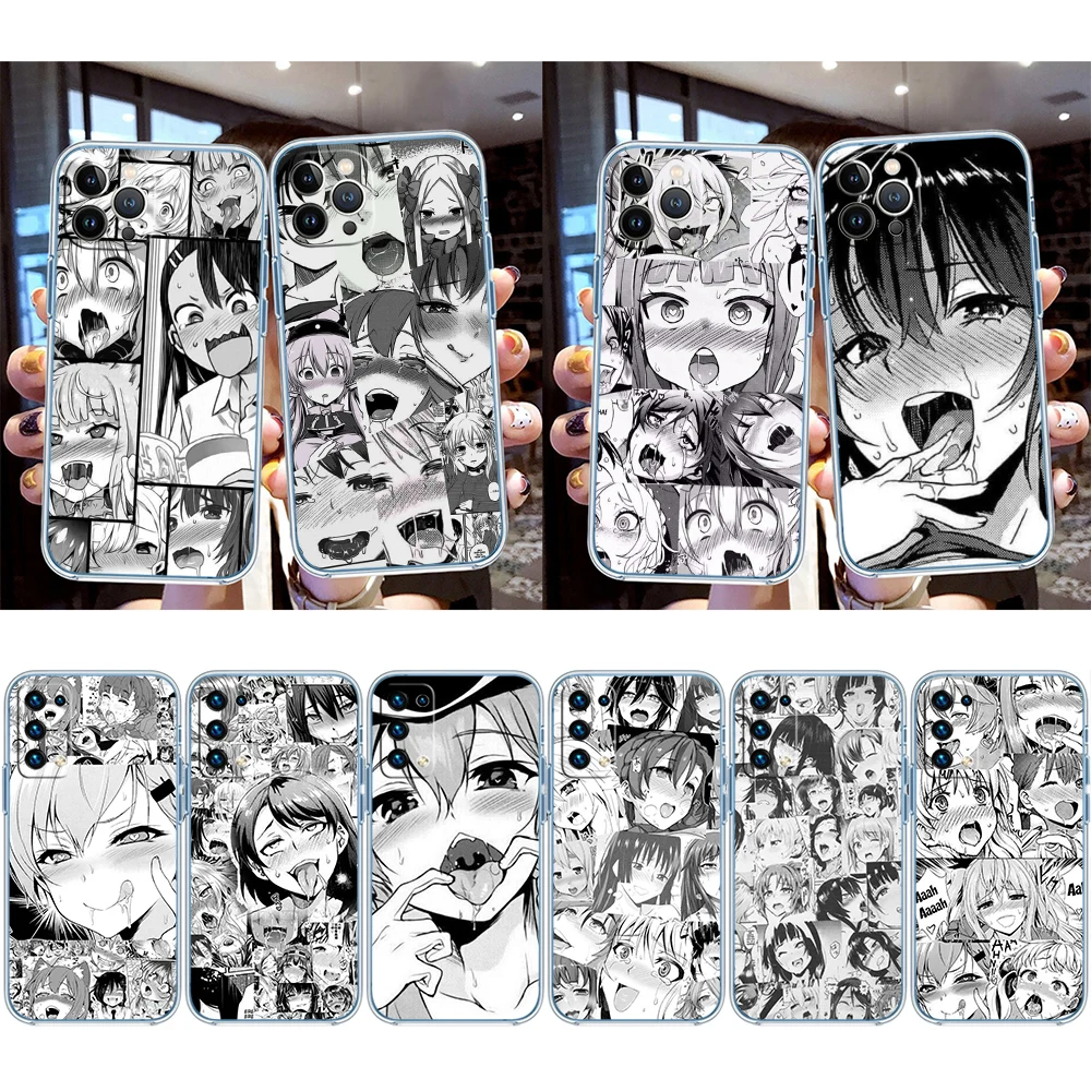 Kawaii Girl Transparent Phone Case - Japan-Inspired Design