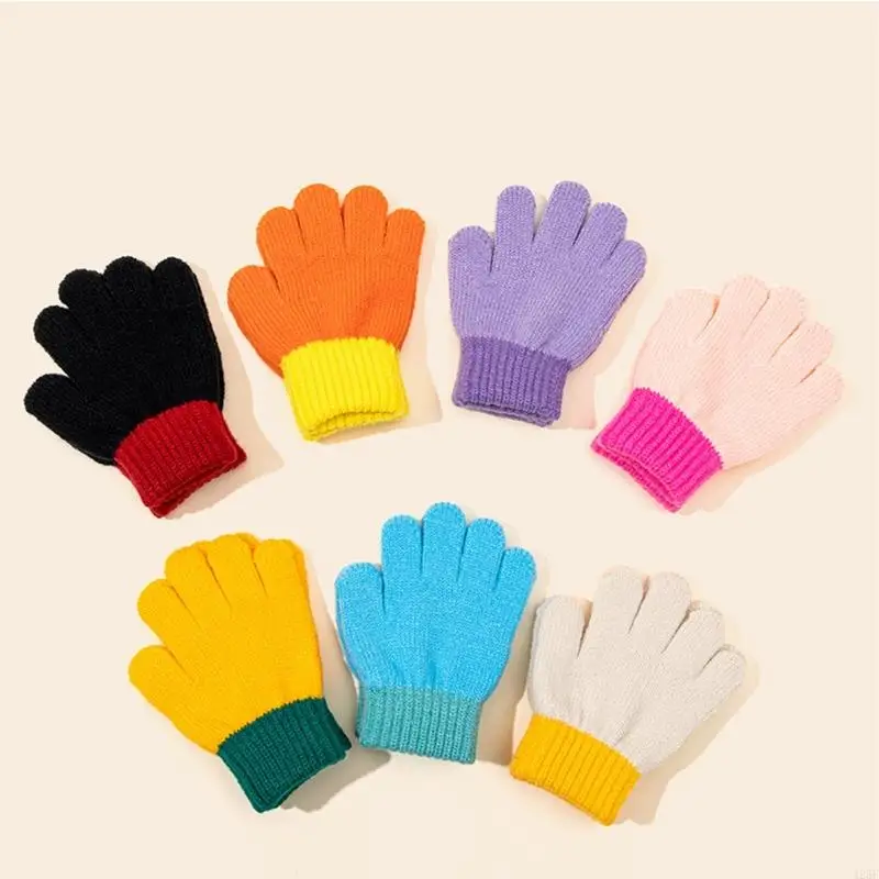 추운 날씨를 위한 겨울 장갑 2-4세 용 직물 장갑 425F