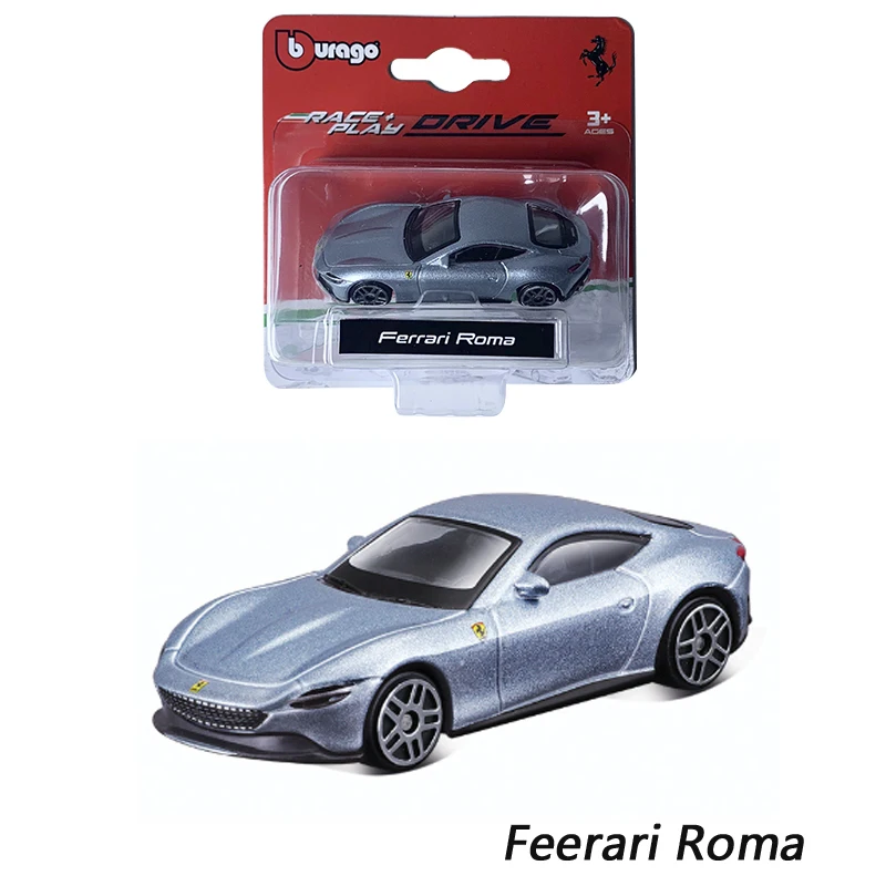 

Bburago 1/64 FERRAI ROMA Alloy Miniature Car Model Toys Diecast Vehicle Replica Enthusiasts Collection For Children Gifts