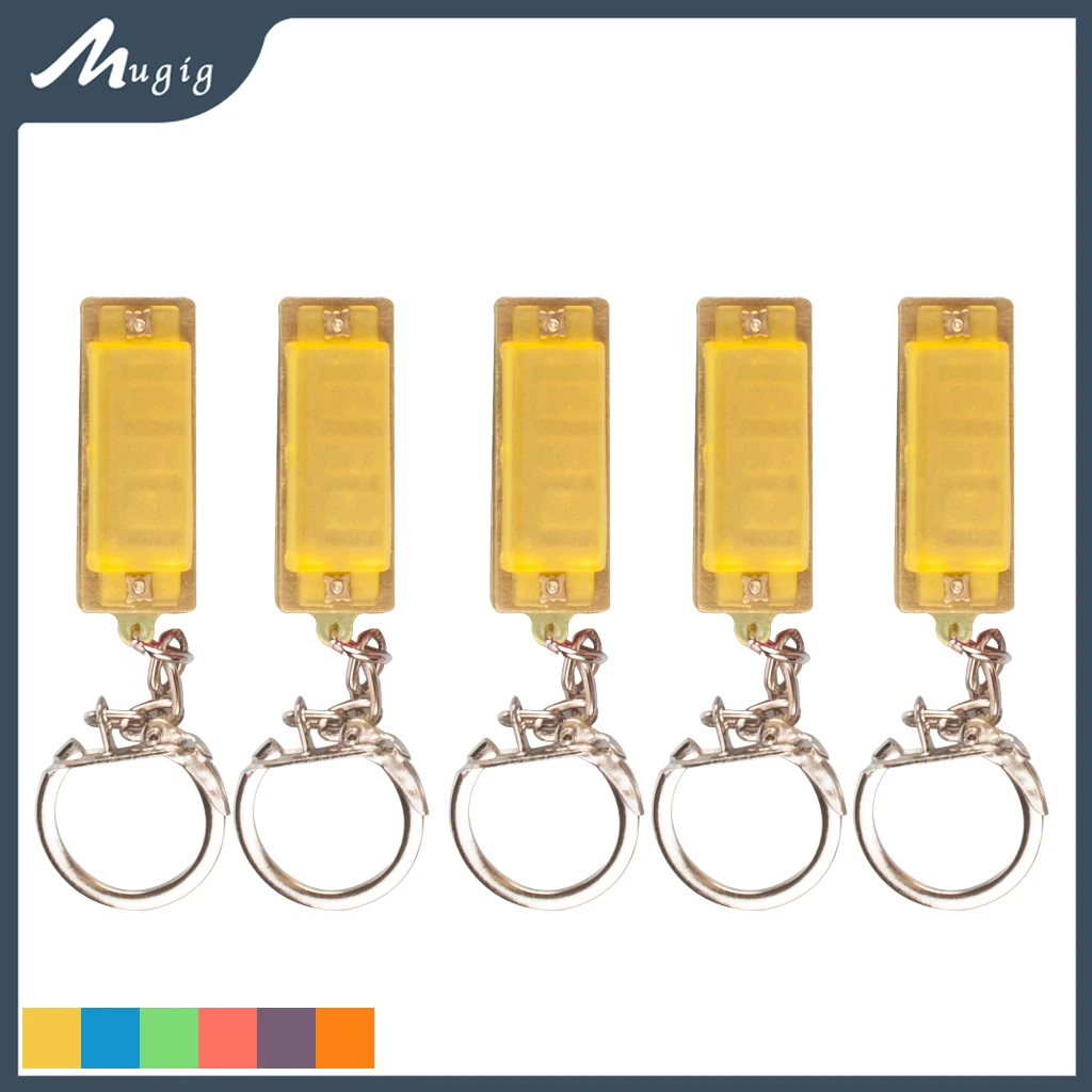 

Mugig 5pcs Kids Children Mini harmonica 4-hole Harmonica Yellow