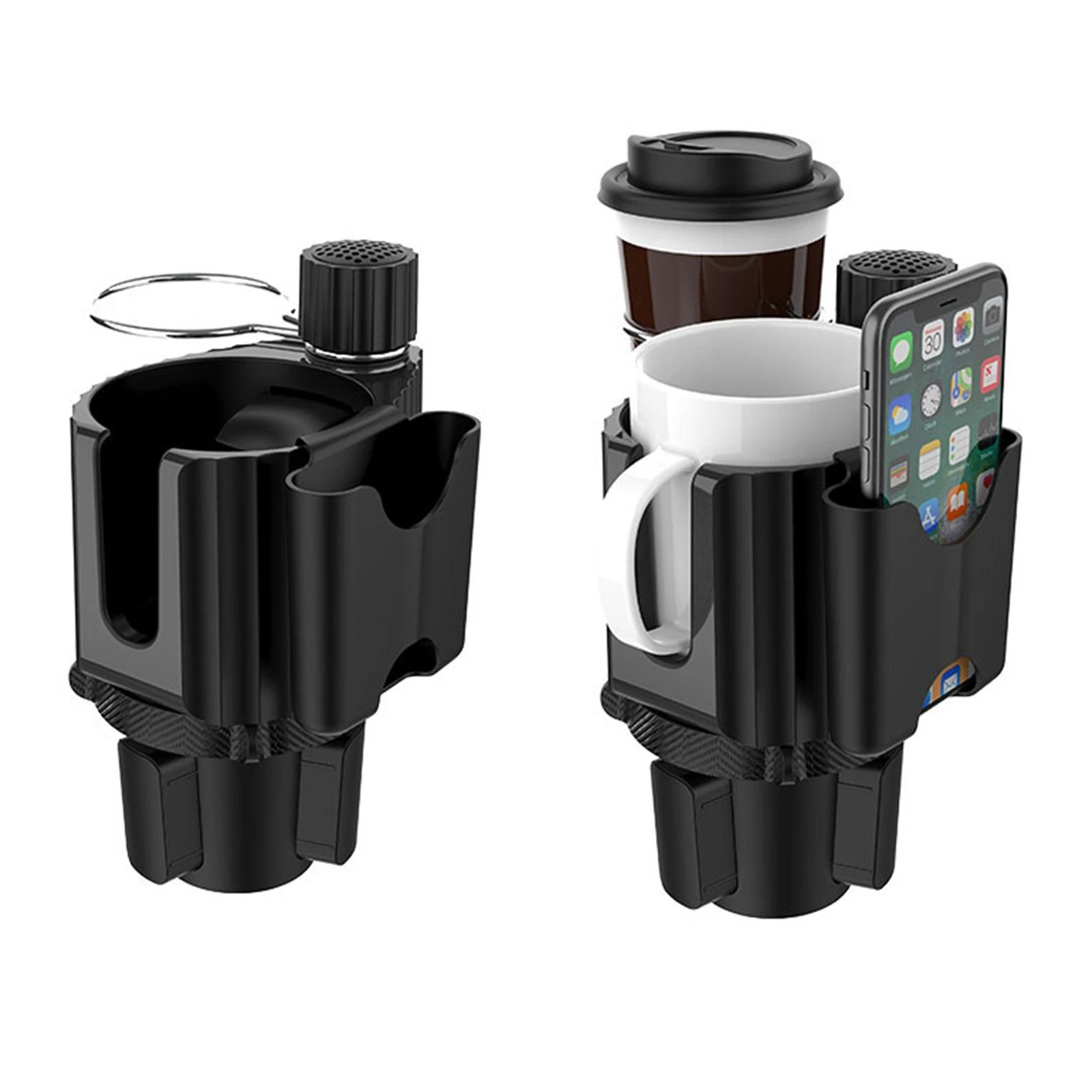Multifunctional Adjustable Car Cup Holder Expander Adapter Base Tray