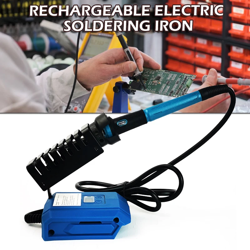 

New Arrival 20V 60W Rapid Heating Soldering Iron Adjustable Temperature Electric Solder Equipment Welding Tool