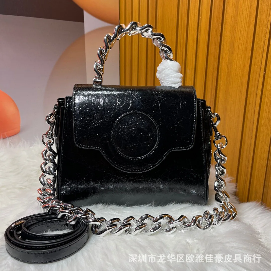 Luxury Brand Women's Shoulder Bag Handbags for Women Y2k Leather Leisure Crossbody Messenger Clutche Commuting Retro Simplicity