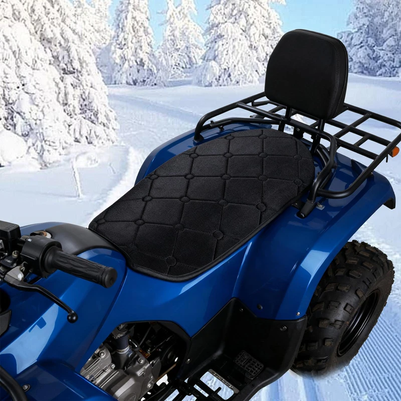 USB 5V 2A Motorcycle Heated Seat Cushions Motorbike Heating Pad Scooter Warm Cushion For Dirt Bike ATV Snowmobile 67x32CM