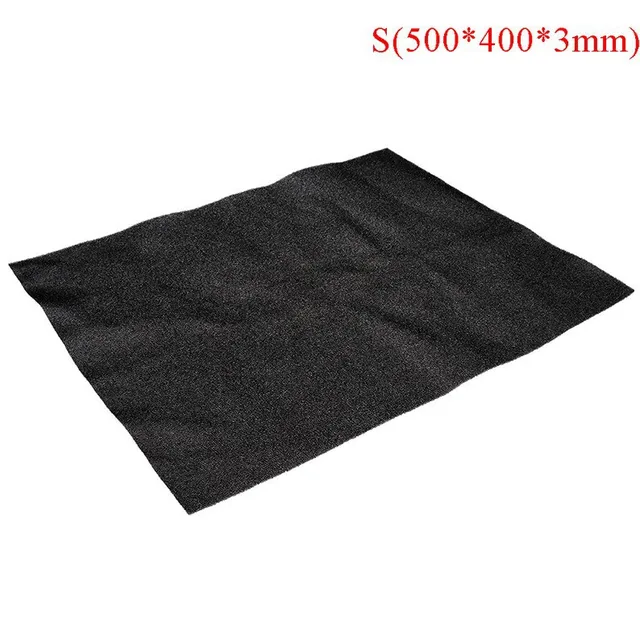 DIY 500*400*3mm/5mm Computer Mesh sponge PC Case Fan Cooler Black Dust Filter Case Dustproof Cover Chassis dust cover 60PPI S