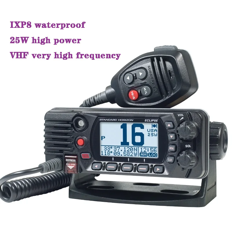 Yaesu Gx1400 Vhf Vhf Marine Radio Marantz Marine Walkie-Talkie Desktop Montato Su Nave