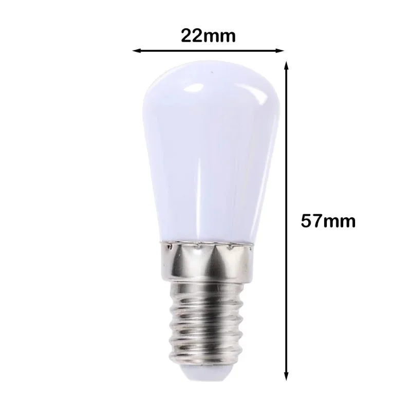 10/2pcs lampadina a LED E12 E14 220V lampadine per frigorifero a potenza reale lampade Mini luci notturne faretto a LED bianco caldo decorazioni per la casa