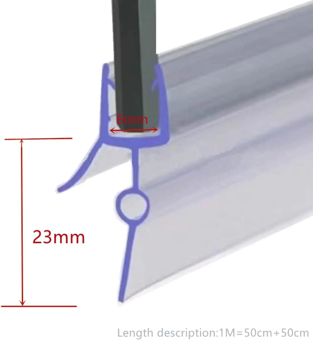 Universal Bath and Shower Door Seal Strip