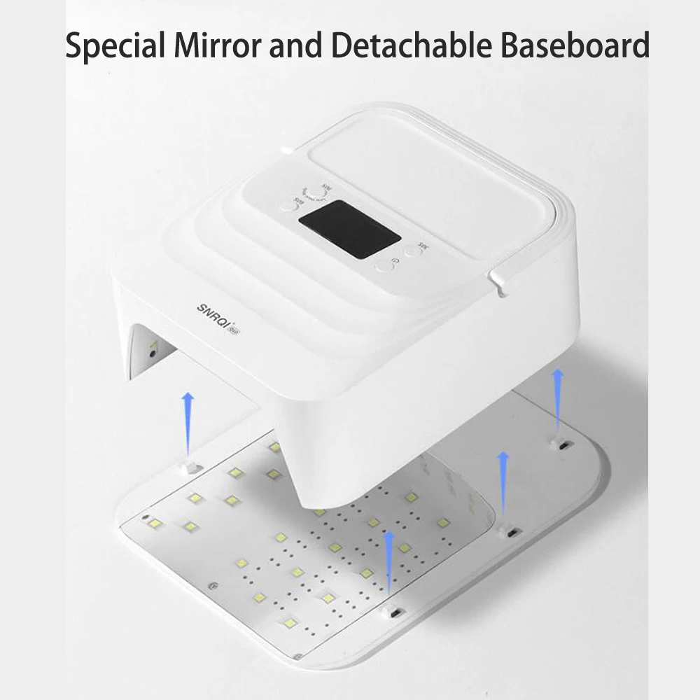 전문 네일 드라이어 48 LED 15600mAh 충전식 UV 램프 모든 젤 네일 폴리쉬 경화용 휴대용 무선 네일 램프