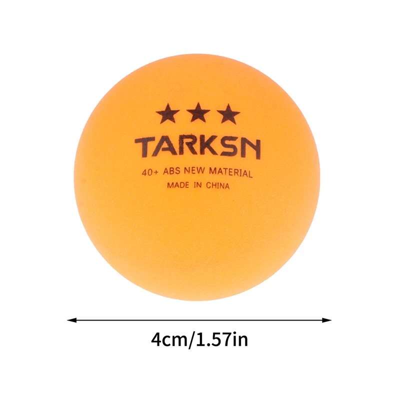 Description Picture 3 of item10Pcs ABS Material Table Tennis Balls 3 Star 40+mm Plastic Yellow And White Ping Pong Balls for TableTennis Ball Training