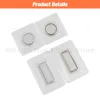 5Pairs PVC Invisible Hidden Metal Strong Magnetic Snaps Button Invisible Sew Magnetic Magnet Fastener For Handbag Clothing 5