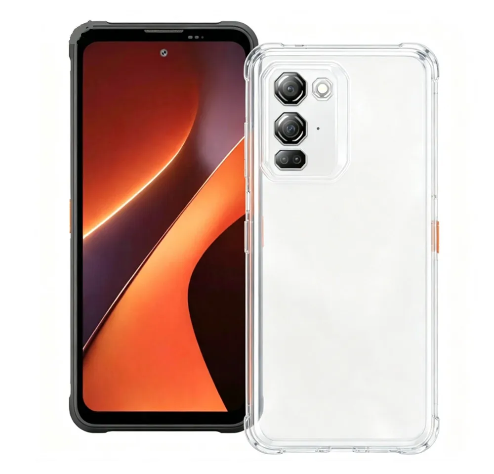 Blackview Fort 200 Back Ring Holder Phone Cover - TPU Soft Silicone Case, 6.78