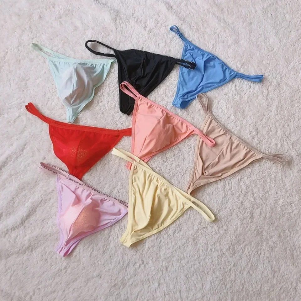 Intimo Trasparente Da Uomo Perizoma Lucido Setoso Intimo - Foto 6