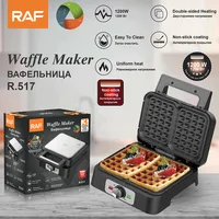 Mini Waffle Maker  Automatic Breakfast Machine Double-Sided Heating Electric Griddle  Lightweight Snack Maker 1