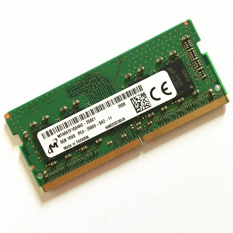 Micron-Memoria RAM DDR4 para ordenador portátil, 8GB, 2666MHz