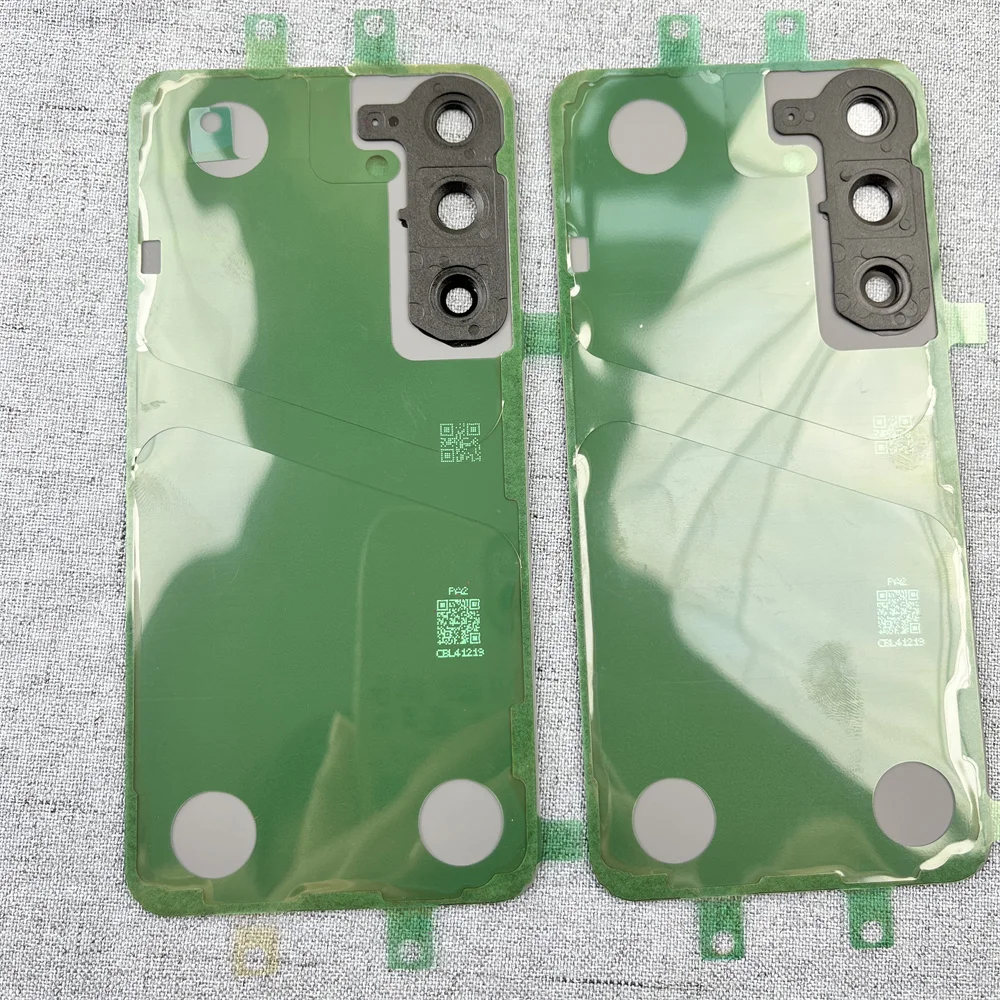 Premium Battery Glass Back Cover with Camera Lens Frame - Enhanced Rear Door Housing Replacement Part