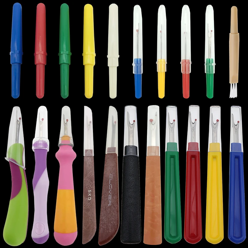 Steel Plastic Handle Craft Thread Cutter Seam Ripper Stitch Unpicker Needle Arts Sewing Tools