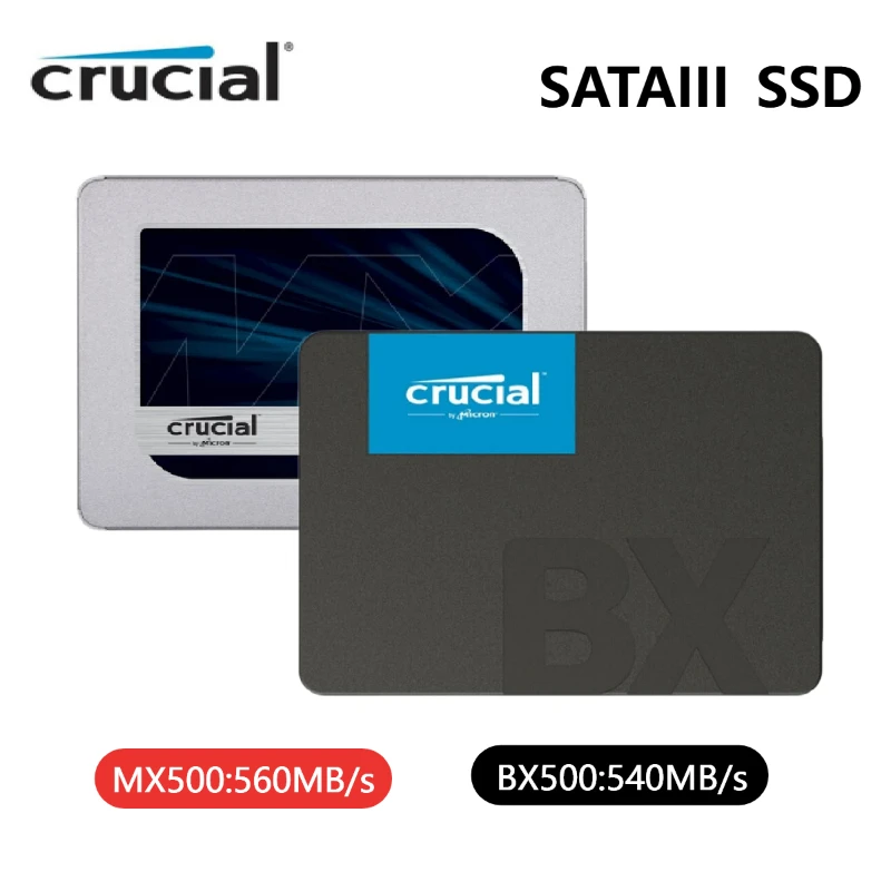 Disque dur SSD 2,5 '' 500 Go 3D NAND SATA MX500