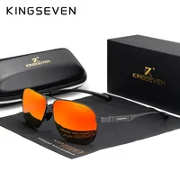 KINGSEVEN Brand Men Sunglasses Polarized Aluminum UV400 Mirror Sun Glasses Women 1