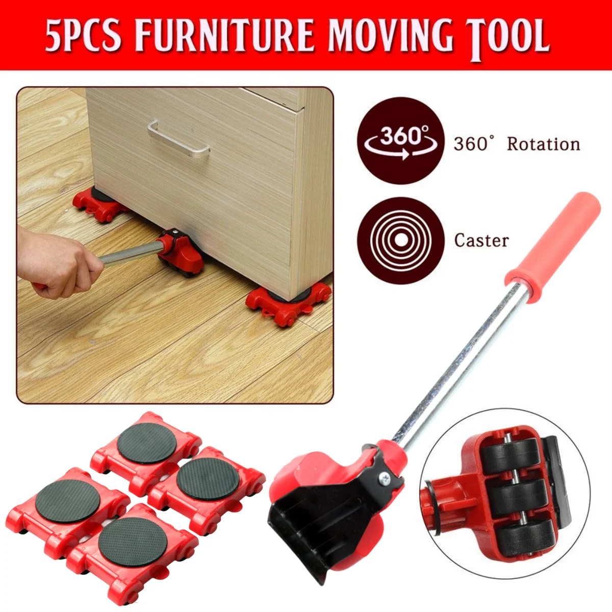 Furniture Mover furniture mover New Heavy Duty Furniture Lifter Furniture Mover Set Washing Machine Refrigerator Transport Tool Lifting Moving Helper