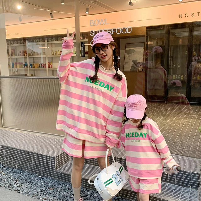 Mother And Son Matching Sets Mom And Daughter Outfits Equal Korean