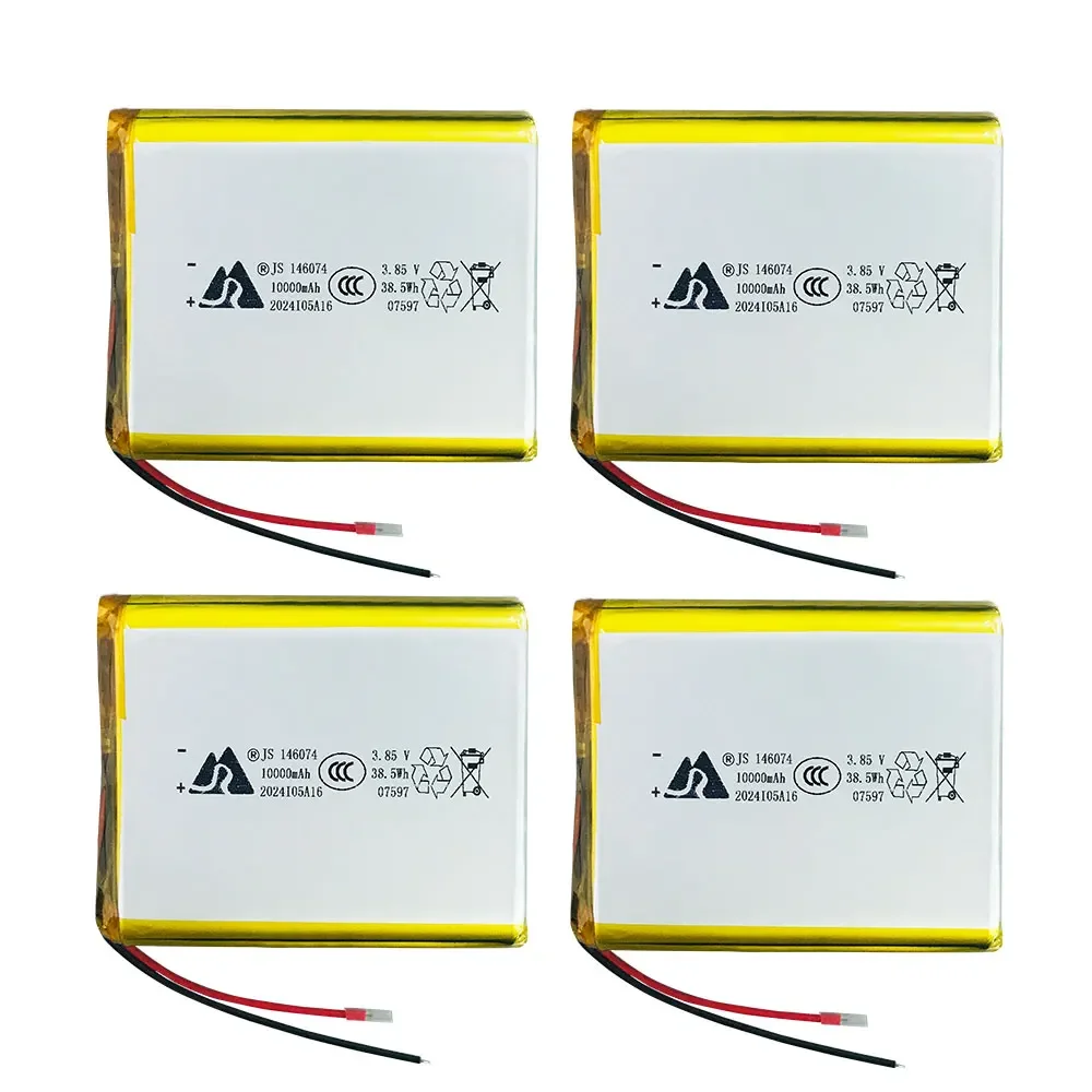 146074 136074 Batterie Ricaricabili ai Polimeri 10000mAh 3.85V Lipo Li-Po per Power Bank, Giocattoli, GPS, Laptop, Smartwatch, Fotocamere, Fai-da-Te - immagine 6