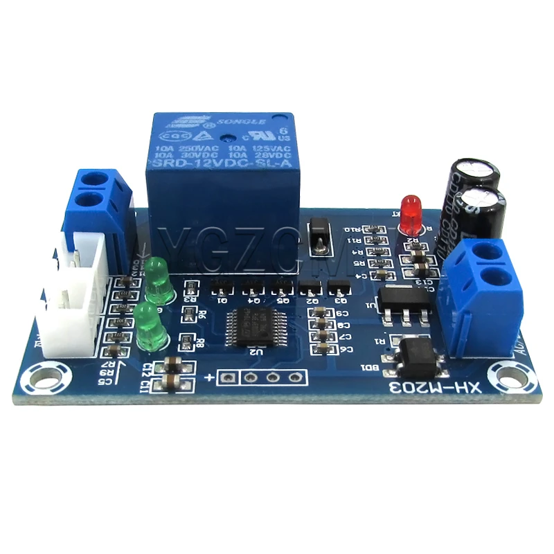 Fully Automatic Water Level Controller Pump Switch Module AC/DC 12V Relay Output