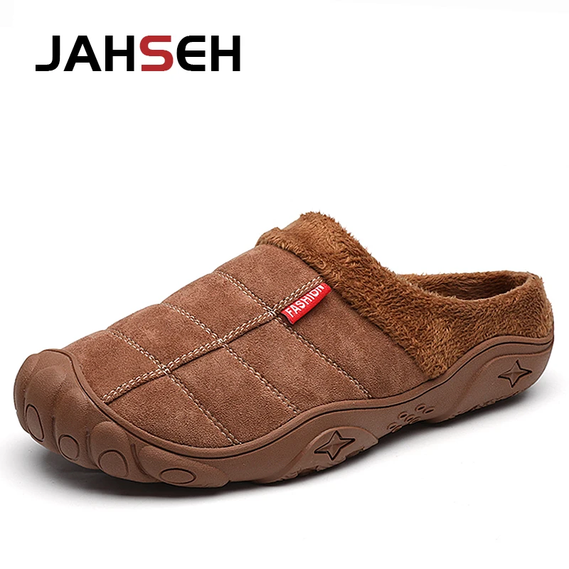 Warm Winter Plush Slippers Slippers Men Warm Winter Men's Bedroom