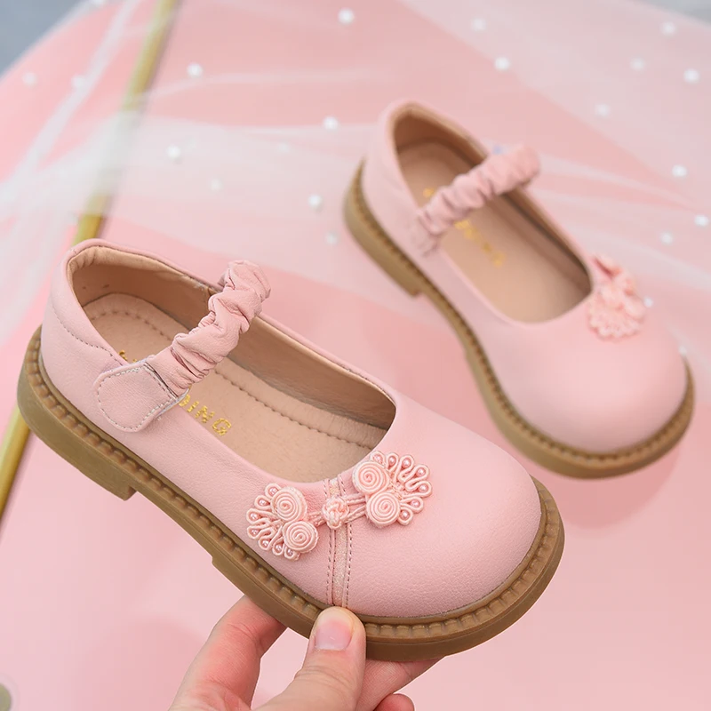 Girls' Small Leather Shoes, Kidsren's Princess Shoes, Spring & Fall , Shallow Mouth Kidsren's Girls' Soft-Soled Genuine Leather Shoes
