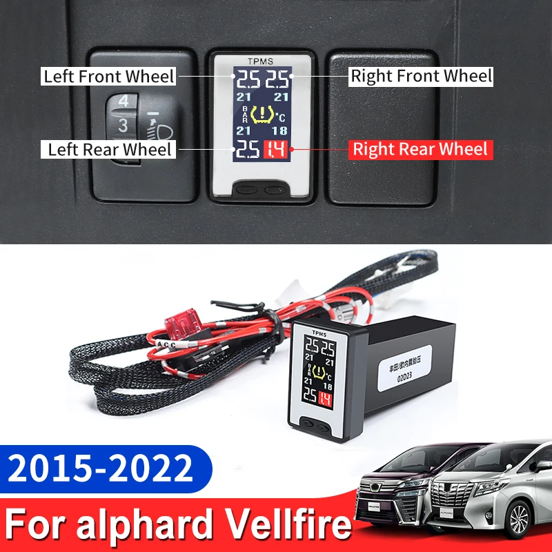 2015-2021 Toyota Alphard Vellfire 30 Tire Pressure Monitoring System ...