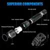 1200 Lumens Tactical Flashlight T6 Rechargeable Weapon Light Gun Light with Pressure Switch for Picatinny Rail 18650 Battery 2