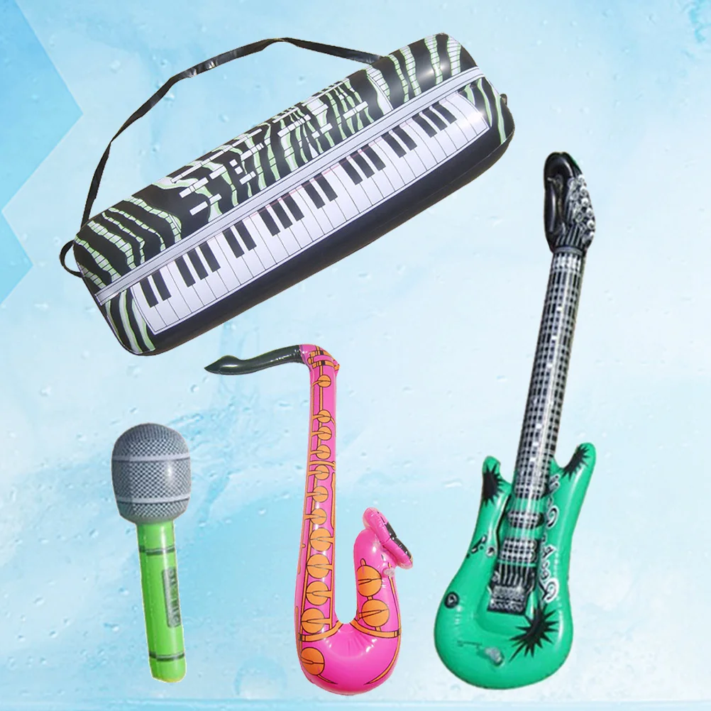

Inflatable Musical Band Instruments Cool and Fun Inflatable Musical Instruments for Kids Great Party Favor Novelty Toys