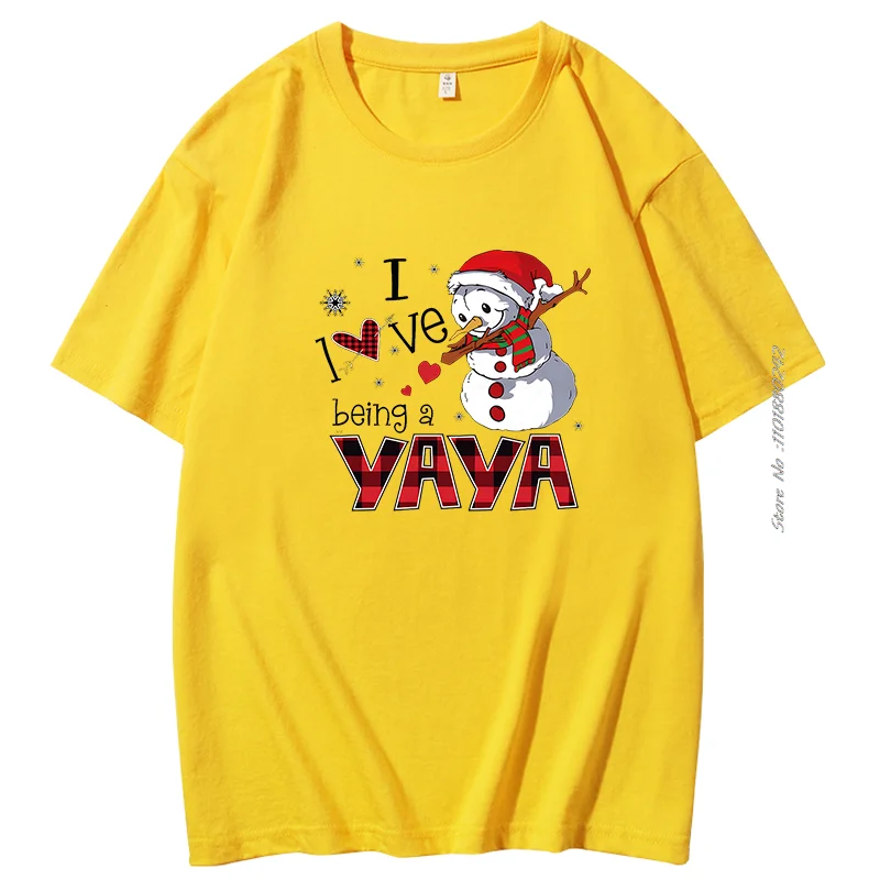 Футболка мужская с забавным принтом «I Love Be A Yaya» Футболка мужская с забавным принтом «I Love Be A Yaya»