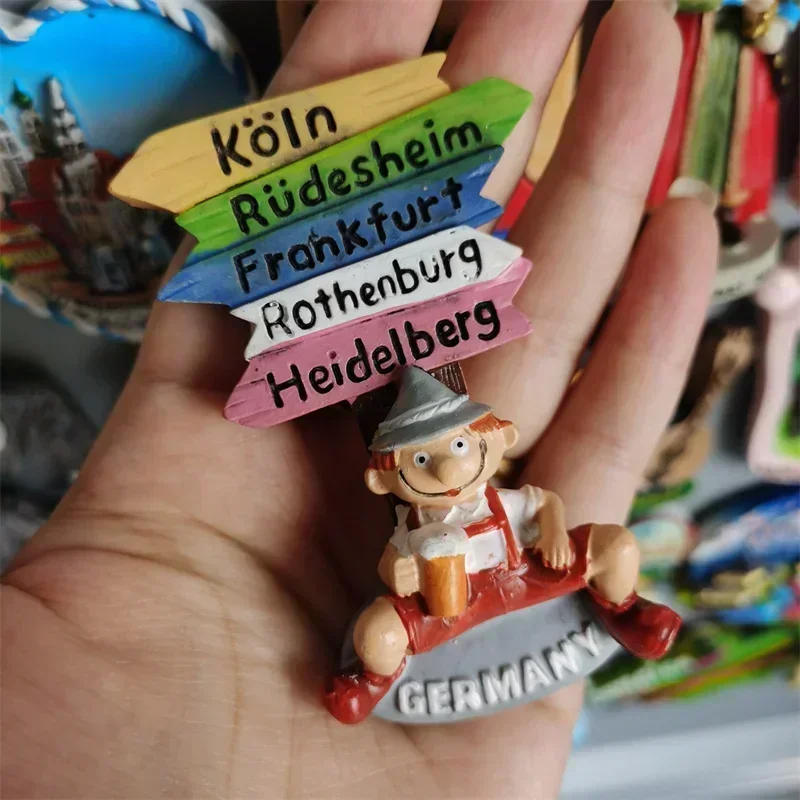 Germany Fridge Magnets Cuckoo Clock Mug Berlin Munich Dresden Frankfurt Freiburg Neuschwanstein Refrigerator Magnets Sticker magnetic fridge magnets magnetic sticker magnetic fridge stickers refrigerator decor