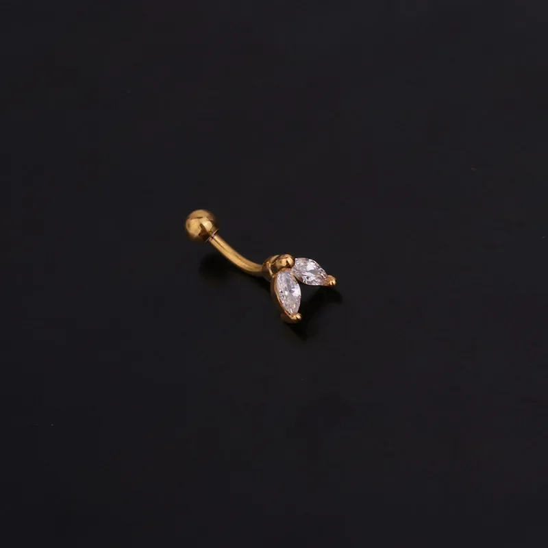 1PC 16G New Flower Stainless Steel IBall Eyebrow Piercing Curved Barbell Lip Ring Snug Daith Helix Rook Earring piercing jewelry body piercing jewelry body jewelry ear piercing jewelry body piercing earrings metal jewelry