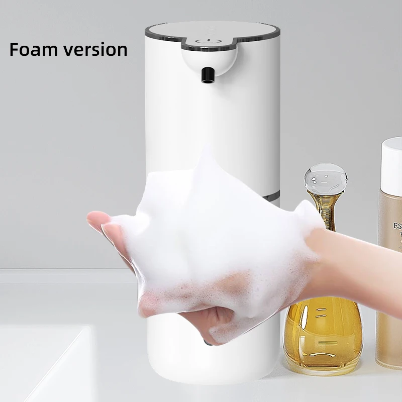 HOMEFISH Electric Soap Dispenser 380ml Automatic Foam Induction Hand Washing Liquid Dispenser Rechargeable Foam Machine