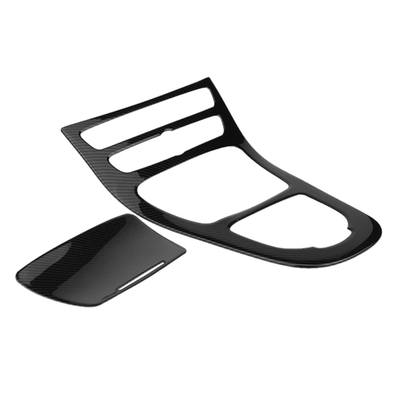 

Автомобильная Центральная панель переключения передач декоративная отделка крышка из углеродного волокна цвет для E-Class W213 2015-2018