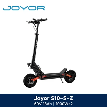 JOYOR S10-S-Z Monopattino elettrico pieghevole per adulti, Doppio motore da 1000W, Batteria da 60V 18Ah, Autonomia di 75km, Pneumatici da 10", Velocità 25 km/h