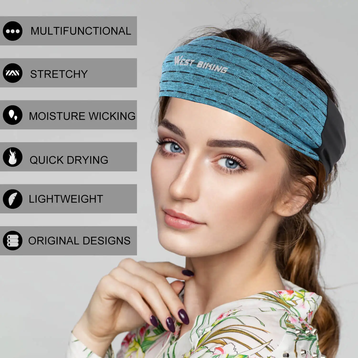 WEST BIKING Half Face Mask Ice Silk Breathable Cycling Mask Summer Sunscreen Cycling Cap Running Fishing Bicycle Headgear 3