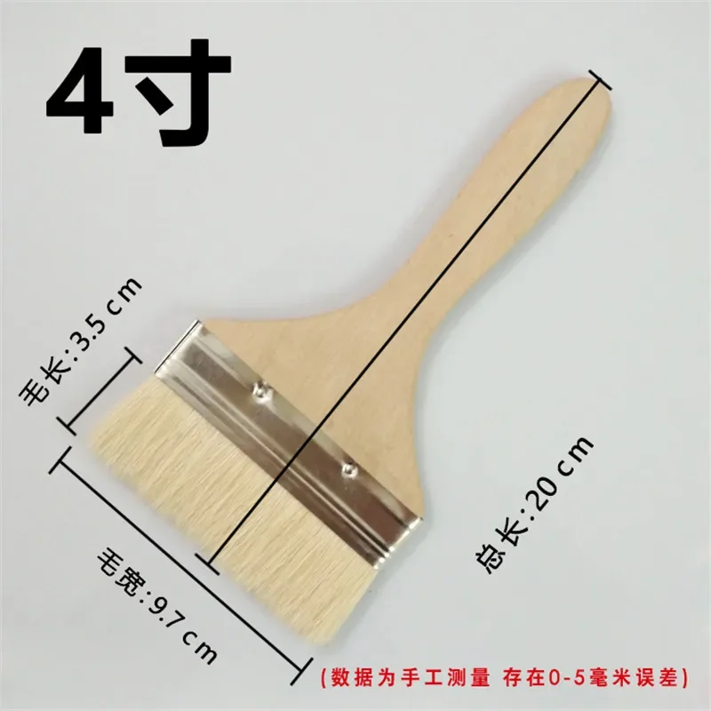 2Pcs wool Heat Resistant Grill Basting Brushes Oil Brush BBQ Tools Cake meat Pastry Brushes Barbecue Brush Baking Cooking Tools oil brush silicone basting brush