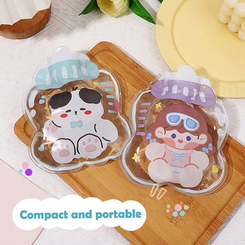 Cute Hand Warmer Portable Reusable Lightweight Instant Heat Hand Warmer Cartoon Transparent Gifts