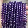 Wholesale Quality Natural Stone Amethysts Bead Round Loose Spacer Purple Crystal Bead For Jewelry Making Diy Bracelet Accessory 5