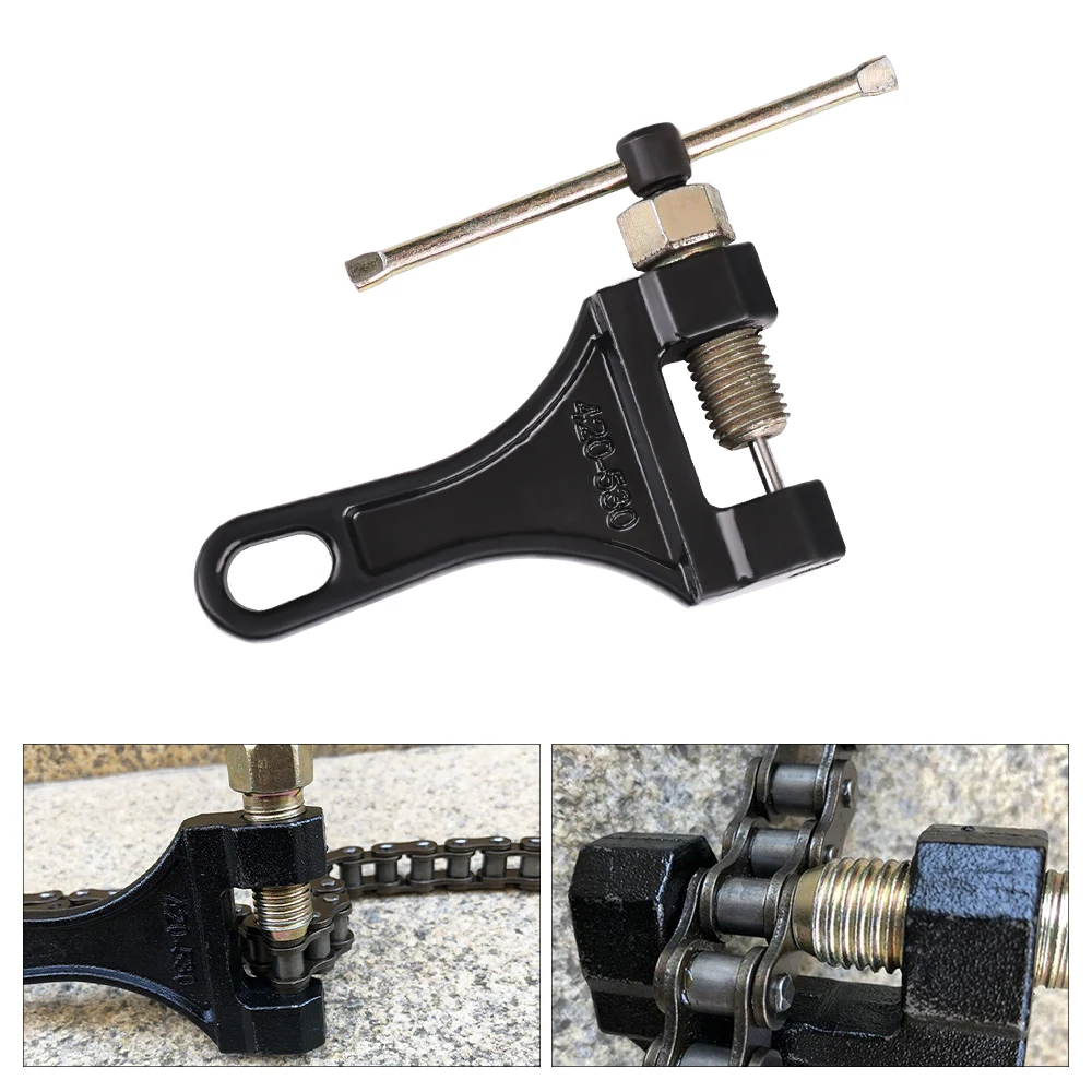 motorcycles chain breaker splitter link riveting pressing chain tools dropship Motorcycle Repair Tools 420-530 Motorcycle Tooling Motorcycle Chain Breaker Link Removal Splitter Tricycle Bicycle Chain Cutter