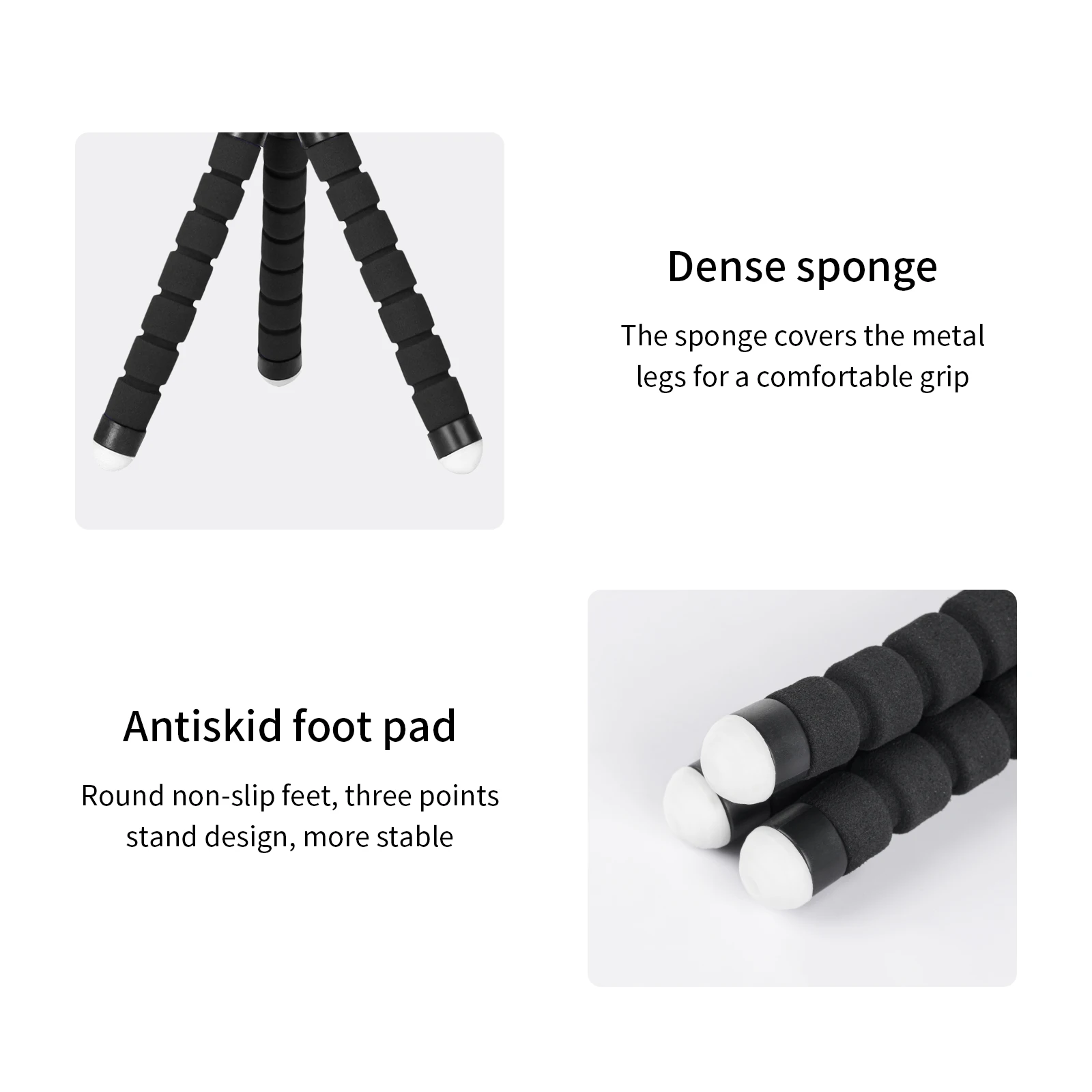 Tripod For Phone Flexible Sponge Octopus Mini Tripod For IPhone Mini Camera Tripod Phone Holder Clip Stand