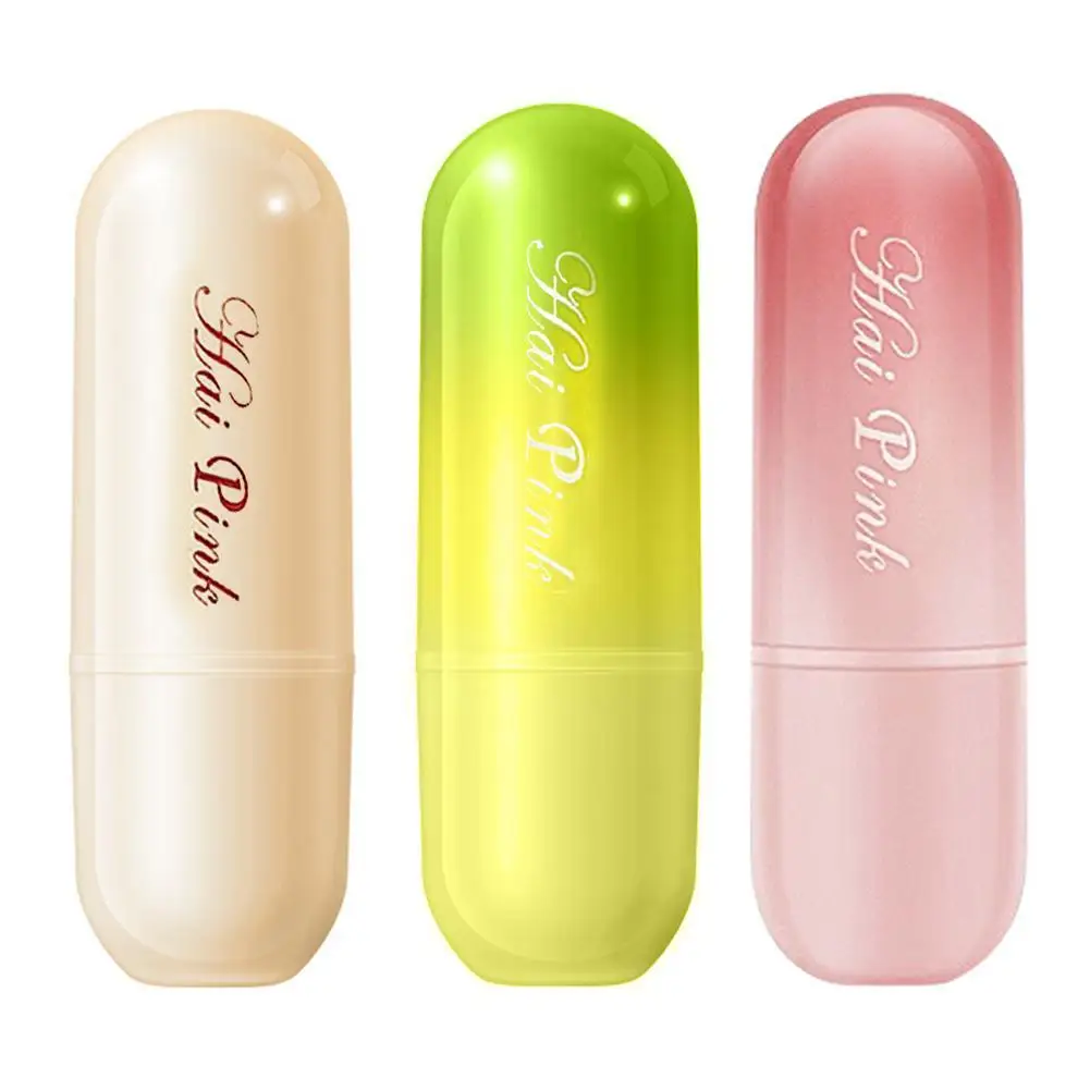 

3pcs Women Lip Balm Long Lasting Moisturizing Reduce Lip Lines Anti-drying Hydrating Lip Care Makeup